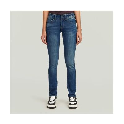 G-Star para mulher. D27287-6553-89 Jeans Midge Straight azul (30/32), Casual, Denim, Algodão orgânico, Sustentável G-Star para mulher. D27287-6553-89 Jeans Midge Straight azul (30/32), Casual, Denim, Algodão orgânico, Sustentável