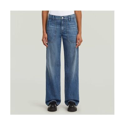 G-Star para mulher. D23590-D536-G326 Jeans Judee Carpenter Loose blue (32/34), Azul, Casual, Denim, Sustentável, Algodão Reciclado G-Star para mulher. D23590-D536-G326 Jeans Judee Carpenter Loose blue (32/34), Azul, Casual, Denim, Sustentável, Algodão Reciclado