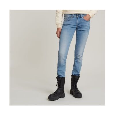 G-Star para mulher. D02153-8968-8436 Jeans Midge Saddle Mid Straight (31/32), Azul, Casual, Algodão, Denim G-Star para mulher. D02153-8968-8436 Jeans Midge Saddle Mid Straight (31/32), Azul, Casual, Algodão, Denim