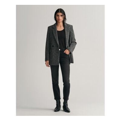Gant para mulher. 4100215 Calças de ganga de corte justo até ao tornozelo pretas (26), Preto, Casual, Algodão, Denim Gant para mulher. 4100215 Calças de ganga de corte justo até ao tornozelo pretas (26), Preto, Casual, Algodão, Denim