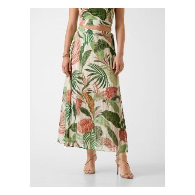 Guess para mulher. W5GD66WH9Z2 Saia cruzada com estampado floral (M), Bege, Casual, Poliéster Guess para mulher. W5GD66WH9Z2 Saia cruzada com estampado floral (M), Bege, Casual, Poliéster