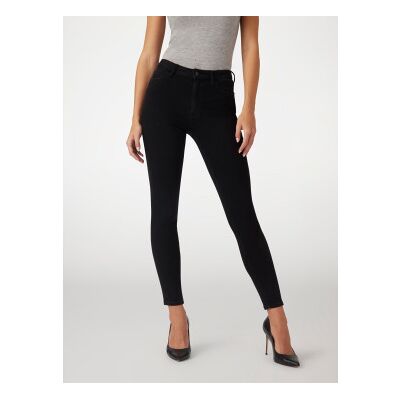 Guess para mulher. W2YA46D4PZ1 Calças de ganga skinny 1981 pretas (32), Preto, Casual, Algodão Guess para mulher. W2YA46D4PZ1 Calças de ganga skinny 1981 pretas (32), Preto, Casual, Algodão