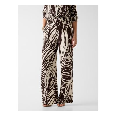 Guess para mulher. W6GB19W1972 Calças de viscose com estampado animal (M), Casual, Animal print, Viscoso Guess para mulher. W6GB19W1972 Calças de viscose com estampado animal (M), Casual, Animal print, Viscoso
