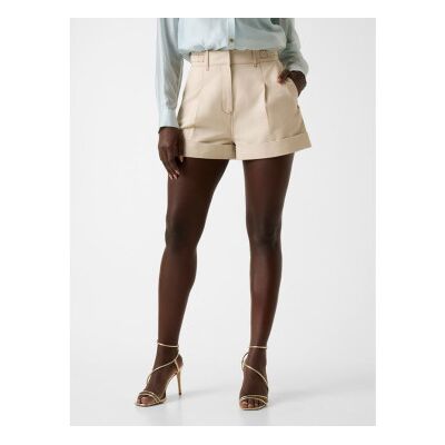Guess para mulher. W6GD24W1806 Calções Coreline Contrast Stitchings bege (S), Casual, Algodão Guess para mulher. W6GD24W1806 Calções Coreline Contrast Stitchings bege (S), Casual, Algodão