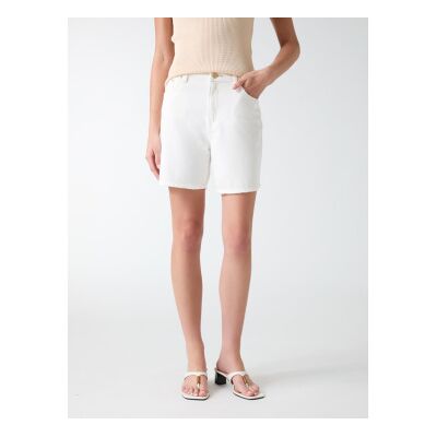 Guess para mulher. W6GD1AD0704 Calções super descontraídos (26), Branco, Casual, Algodão Guess para mulher. W6GD1AD0704 Calções super descontraídos (26), Branco, Casual, Algodão