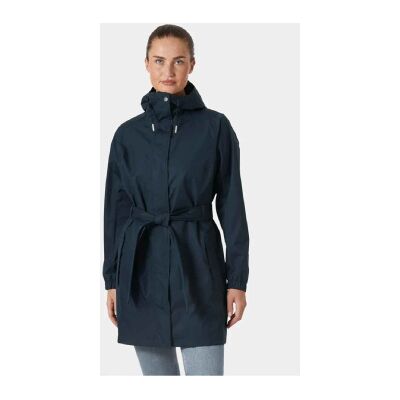 Helly Hansen para mulher. 54376 Gabardine Classics Trench navy (M), Casual, Poliéster, Marinho Helly Hansen para mulher. 54376 Gabardine Classics Trench navy (M), Casual, Poliéster, Marinho