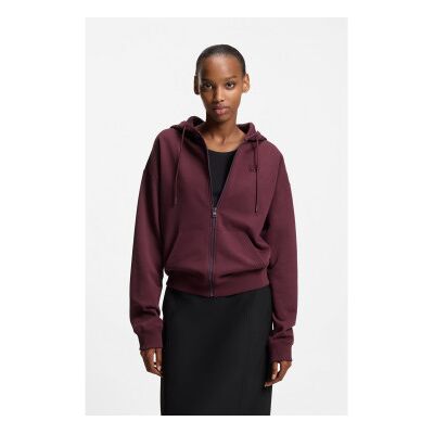 HUGO para mulher. 50535240 Sweatshirt Dalfine cor de vinho (XS), Casual, Algodão, Borgonha HUGO para mulher. 50535240 Sweatshirt Dalfine cor de vinho (XS), Casual, Algodão, Borgonha