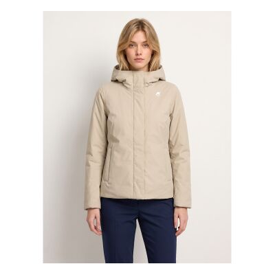 K-way para mulher. K81449W Jaqueta Lil Twill Soft Beaver bege (S), Casual, Náilon, Ao ar livre K-way para mulher. K81449W Jaqueta Lil Twill Soft Beaver bege (S), Casual, Náilon, Ao ar livre