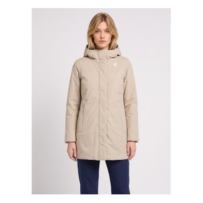 K-way para mulher. K8144CW Jaqueta Sophie Twill Soft Beaver bege (M), Casual, Náilon K-way para mulher. K8144CW Jaqueta Sophie Twill Soft Beaver bege (M), Casual, Náilon