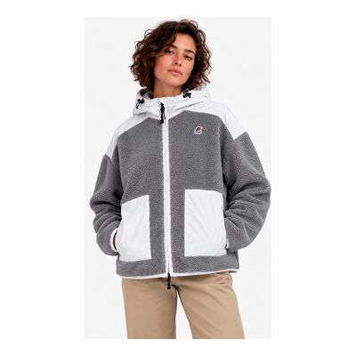 K-way para mulher. K7135LW Polar Angelique 4.0 Ursinho cinza (S), Casual, Poliéster K-way para mulher. K7135LW Polar Angelique 4.0 Ursinho cinza (S), Casual, Poliéster