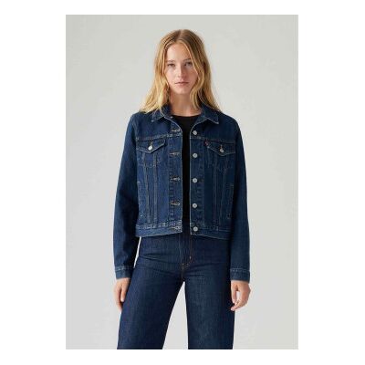 Levis para mulher. 29945-0036 TRUCKER JACKET ORIGINAL azul (XS), Casual, Algodão, Algodão orgânico, Sustentável Levis para mulher. 29945-0036 TRUCKER JACKET ORIGINAL azul (XS), Casual, Algodão, Algodão orgânico, Sustentável