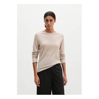Marc O'Polo para mulher. 5000008635 Suéter de malha slim bege (L), Casual, Lã, Manga comprida Marc O'Polo para mulher. 5000008635 Suéter de malha slim bege (L), Casual, Lã, Manga comprida