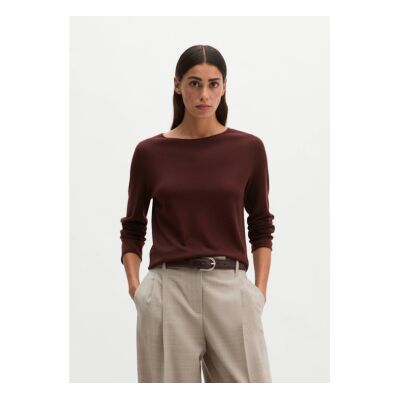 Marc O'Polo para mulher. 5000008635 Jersey de malha slim grená (XS), Casual, Lã, Manga comprida Marc O'Polo para mulher. 5000008635 Jersey de malha slim grená (XS), Casual, Lã, Manga comprida