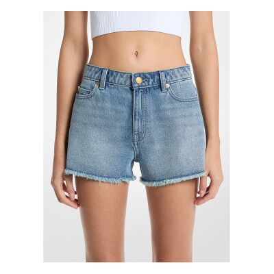 Michael Kors para mulher. MS6900MLAA Calções Gisele ganga azul (XS), Casual, Algodão, Denim Michael Kors para mulher. MS6900MLAA Calções Gisele ganga azul (XS), Casual, Algodão, Denim