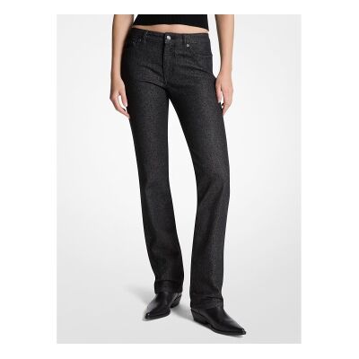 Michael Kors para mulher. MF59092FKE Calças de ganga skinny com tachas pretas (S), Preto, Casual, Algodão Michael Kors para mulher. MF59092FKE Calças de ganga skinny com tachas pretas (S), Preto, Casual, Algodão