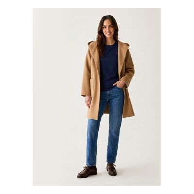 PennyBlack para mulher. 2621016013200 Casaco em mistura de lã Nembi bege (40), Casual, Clássico PennyBlack para mulher. 2621016013200 Casaco em mistura de lã Nembi bege (40), Casual, Clássico