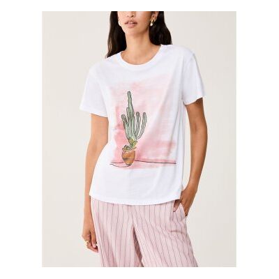 PennyBlack para mulher. 2611971053200 T-shirt Pbbsole branca (M), Branco, Casual, Algodão, Manga curta PennyBlack para mulher. 2611971053200 T-shirt Pbbsole branca (M), Branco, Casual, Algodão, Manga curta