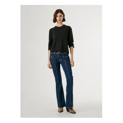 Pepe Jeans para mulher. PL2050891 Calças de ganga Flare Venus azul (25/30), Casual, Algodão, Denim Pepe Jeans para mulher. PL2050891 Calças de ganga Flare Venus azul (25/30), Casual, Algodão, Denim