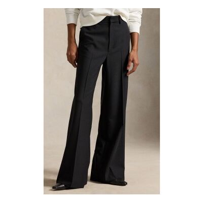 Polo Ralph Lauren para mulher. 211A96723002 Calça Beaton de lã elástica preta (40), Preto, Casual, Clássico Polo Ralph Lauren para mulher. 211A96723002 Calça Beaton de lã elástica preta (40), Preto, Casual, Clássico