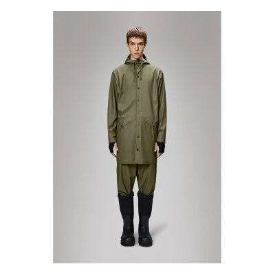 Rains unisex. 12020 Casaco comprido verde (S), Casual, Poliéster Rains unisex. 12020 Casaco comprido verde (S), Casual, Poliéster