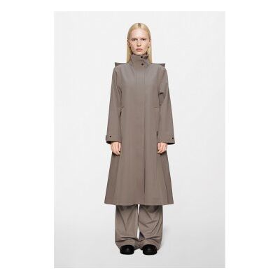 Rains para mulher. 12590 Suva Softshell A-Line W Jacket W3T2 (S), Marrom, Casual, Poliéster Rains para mulher. 12590 Suva Softshell A-Line W Jacket W3T2 (S), Marrom, Casual, Poliéster