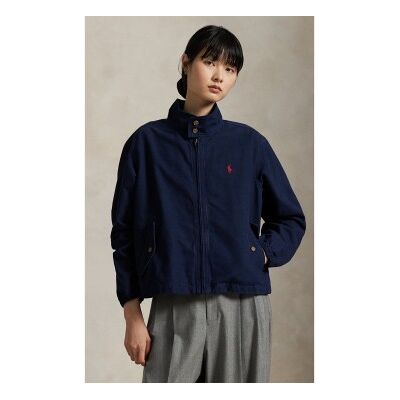 Polo Ralph Lauren para mulher. 211936442004 Casaco de lona de algodão (XL), Azul, Casual Polo Ralph Lauren para mulher. 211936442004 Casaco de lona de algodão (XL), Azul, Casual