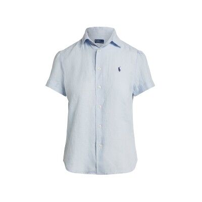Polo Ralph Lauren para mulher. 211973366504 Camisa desportiva em tecido azul (XL), Casual, Algodão, Manga curta Polo Ralph Lauren para mulher. 211973366504 Camisa desportiva em tecido azul (XL), Casual, Algodão, Manga curta