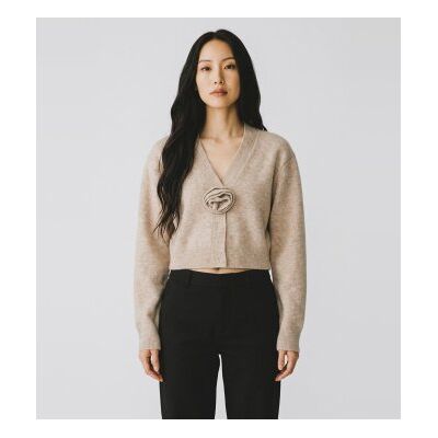 Rotate para mulher. 1166581832 Casaco de malha bege Florina (XS), Casual, Alpaca, Manga comprida Rotate para mulher. 1166581832 Casaco de malha bege Florina (XS), Casual, Alpaca, Manga comprida