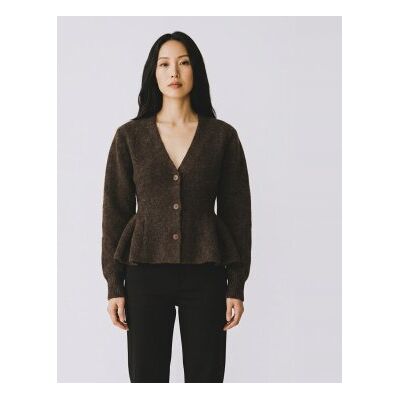 Rotate para mulher. 1166181667 Casaco de malha Pivot castanho (S), Marrom, Casual, Alpaca, Manga comprida Rotate para mulher. 1166181667 Casaco de malha Pivot castanho (S), Marrom, Casual, Alpaca, Manga comprida