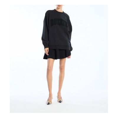 Rotate para mulher. 115316100 Sweatshirt Iris preta (S), Preto, Casual, Algodão orgânico, Sustentável Rotate para mulher. 115316100 Sweatshirt Iris preta (S), Preto, Casual, Algodão orgânico, Sustentável