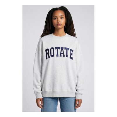 Rotate para mulher. 1163711473 Sweatshirt Iris cinzenta (S), Casual, Cinza, Manga comprida, Algodão orgânico Rotate para mulher. 1163711473 Sweatshirt Iris cinzenta (S), Casual, Cinza, Manga comprida, Algodão orgânico