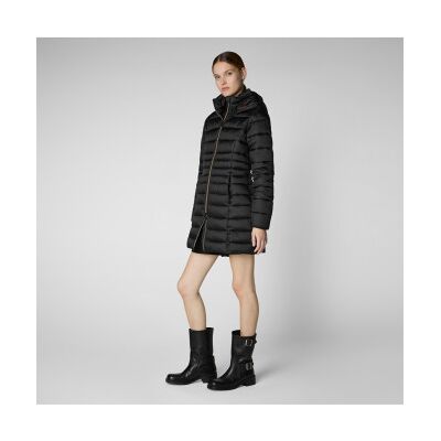 Save The Duck para mulher. D47300W-IRIS19 Casaco acolchoado Reese preto (M), Casual, Poliamida Save The Duck para mulher. D47300W-IRIS19 Casaco acolchoado Reese preto (M), Casual, Poliamida