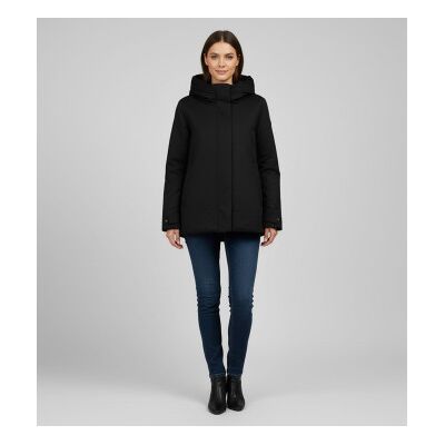 Save The Duck para mulher. D32432W-WULY21 Casaco curto Lua azul muito escuro (M/L), Preto, Casual, Sintético, Manga comprida Save The Duck para mulher. D32432W-WULY21 Casaco curto Lua azul muito escuro (M/L), Preto, Casual, Sintético, Manga comprida