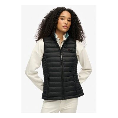 Superdry para mulher. W5011892A Caleco Fuji Lite preto (XS), Casual, Sustentável, Nylon reciclado Superdry para mulher. W5011892A Caleco Fuji Lite preto (XS), Casual, Sustentável, Nylon reciclado