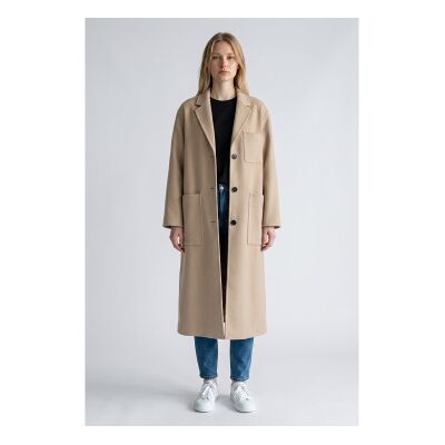 Weekend Max Mara para mulher. 2615011021600 Casaco bege Wkdgalosce (46), Casual, Lã Weekend Max Mara para mulher. 2615011021600 Casaco bege Wkdgalosce (46), Casual, Lã