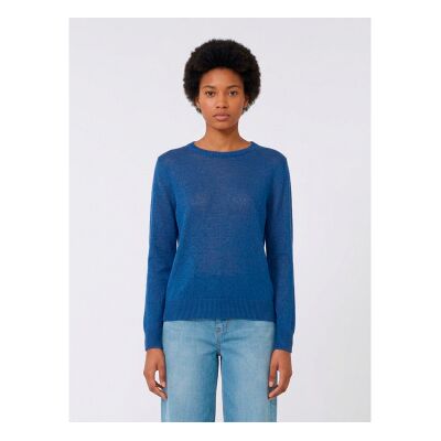 Weekend Max Mara para mulher. 2615361132600 Camisola azul Wkdatzeco (XS), Casual, Linho Weekend Max Mara para mulher. 2615361132600 Camisola azul Wkdatzeco (XS), Casual, Linho