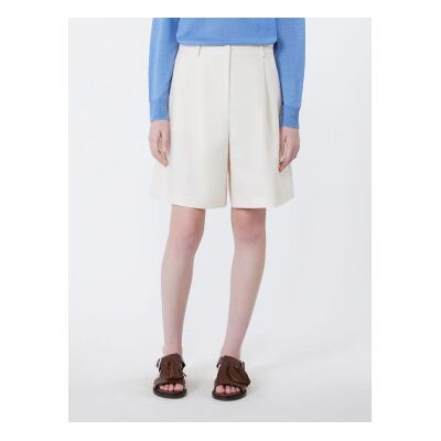 Weekend Max Mara para mulher. 2615141022600 Bermuda Ecuba beige (42), Bege, Casual, Algodão Weekend Max Mara para mulher. 2615141022600 Bermuda Ecuba beige (42), Bege, Casual, Algodão
