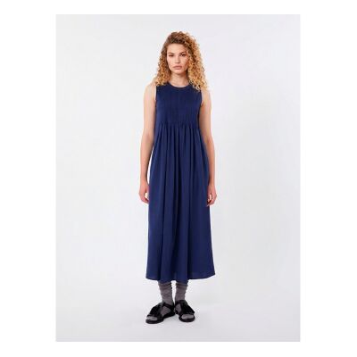 Weekend Max Mara para mulher. 2615621022600 Vestido Wkdricordo azul (S), Casual, Algodão, Sem mangas / correias Weekend Max Mara para mulher. 2615621022600 Vestido Wkdricordo azul (S), Casual, Algodão, Sem mangas / correias