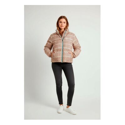 Woolrich para mulher. CFWWOU2062FRUT5093 Casaco de lã em tecido bege com duas camadas (M), Casual, Poliéster Woolrich para mulher. CFWWOU2062FRUT5093 Casaco de lã em tecido bege com duas camadas (M), Casual, Poliéster