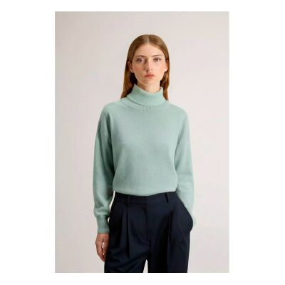 Woolrich para mulher. CFWWKN2027FRUF5067 Camisola de gola alta em mistura verde (L), Casual, Lã Woolrich para mulher. CFWWKN2027FRUF5067 Camisola de gola alta em mistura verde (L), Casual, Lã