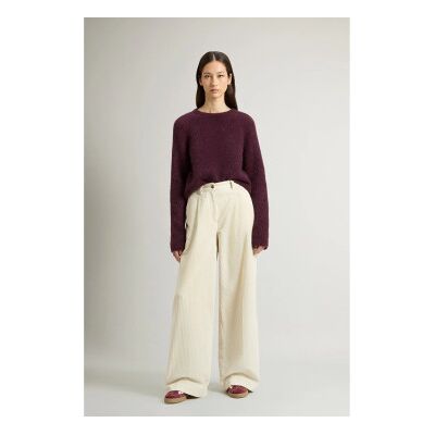 Woolrich para mulher. CFWWTR2013FRUT5026 Calças de bombazina com perna larga bege (27), Casual, Algodão Woolrich para mulher. CFWWTR2013FRUT5026 Calças de bombazina com perna larga bege (27), Casual, Algodão