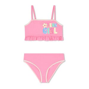 Billieblush para menina. U22157 Biquíni com folhos cor-de-rosa (3años= 94cm), Beachwear, Poliéster, Poliamida, moda infantil Billieblush para menina. U22157 Biquíni com folhos cor-de-rosa (3años= 94cm), Beachwear, Poliéster, Poliamida, moda infantil