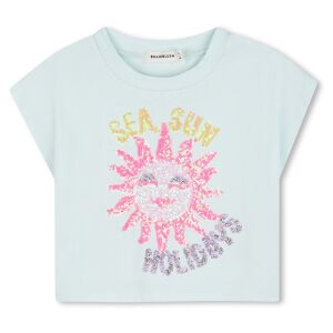 Billieblush para menina. U21950 T-shirt com ilustração turquesa (10años= 138cm), Casual, Algodão, moda infantil Billieblush para menina. U21950 T-shirt com ilustração turquesa (10años= 138cm), Casual, Algodão, moda infantil