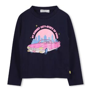 Billieblush para menina. U21417 T-shirt Car navy (6años= 114/119cm), Casual, Algodão, Manga comprida, Marinho, moda infantil Billieblush para menina. U21417 T-shirt Car navy (6años= 114/119cm), Casual, Algodão, Manga comprida, Marinho, moda infantil