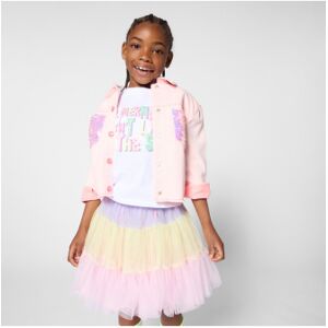 Billieblush para menina. U22156 Casaco bicolor cor-de-rosa (6años= 114/119cm), Casual, Algodão, moda infantil Billieblush para menina. U22156 Casaco bicolor cor-de-rosa (6años= 114/119cm), Casual, Algodão, moda infantil