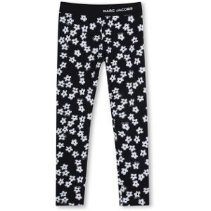 Marc Jacobs para menina. W60730 Leggings pretas com flores (10años= 138cm), Preto, Casual, Algodão, moda infantil Marc Jacobs para menina. W60730 Leggings pretas com flores (10años= 138cm), Preto, Casual, Algodão, moda infantil