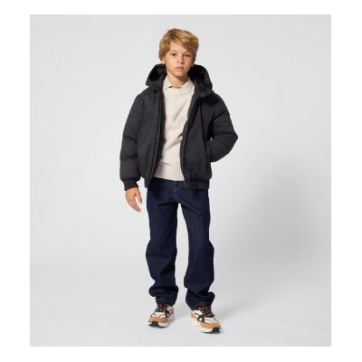BOSS para menino. J53434 Casaco com Forro preto (16Y= 174cm), Casual, Poliéster, moda infantil BOSS para menino. J53434 Casaco com Forro preto (16Y= 174cm), Casual, Poliéster, moda infantil