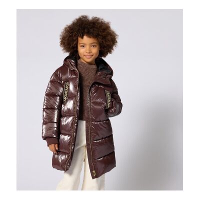 Michael Kors para menina. R30693 Casaco Cetim castanho (14Y= 156cm), Marrom, Casual, Poliamida, moda infantil Michael Kors para menina. R30693 Casaco Cetim castanho (14Y= 156cm), Marrom, Casual, Poliamida, moda infantil