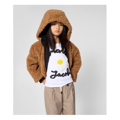 Marc Jacobs para menina. W61000 Camiseta Flor branco (12Y= 150cm), Casual, Algodão, Manga curta, moda infantil Marc Jacobs para menina. W61000 Camiseta Flor branco (12Y= 150cm), Casual, Algodão, Manga curta, moda infantil