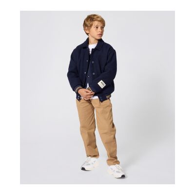 BOSS para menino. J53429 Jaqueta de Lã marinho (14Y= 162cm), Casual, moda infantil BOSS para menino. J53429 Jaqueta de Lã marinho (14Y= 162cm), Casual, moda infantil